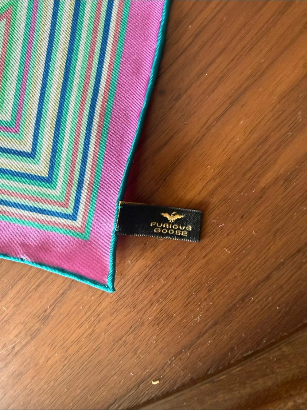 NEW Furious Goose LOVE San Francisco 100% Silk Scarf 25.5” UK